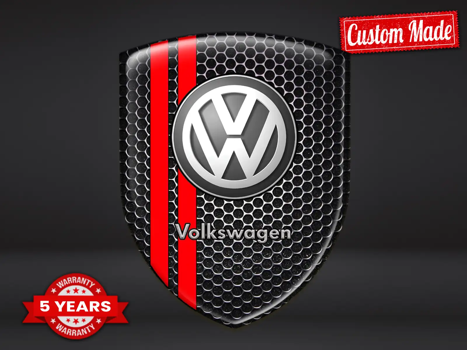 VW Adesivi Paraurti su Misura Racing Regolabili Robusti